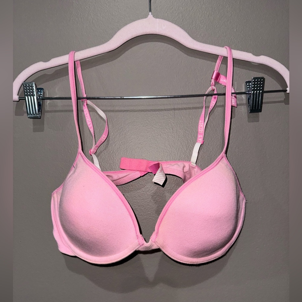 36B Victoria's Secret Pink Convertible T-shirt Bra